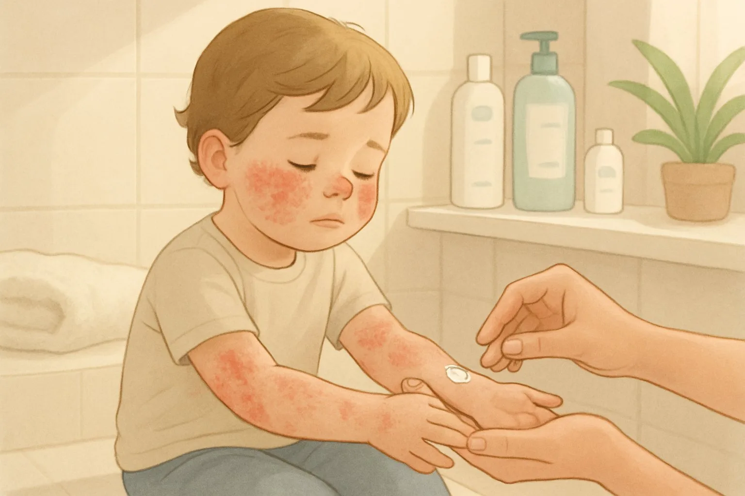 Egzama (Atopik Dermatit) Olan Çocuklarda Cilt Bakımı: Etkili Yaklaşımlar